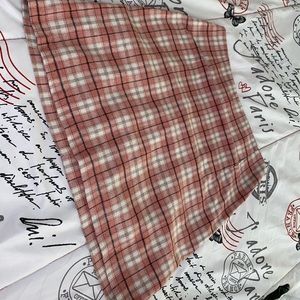 cute short plaid skirt